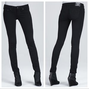True Religion Size 29 Black Stella Skinny Pants